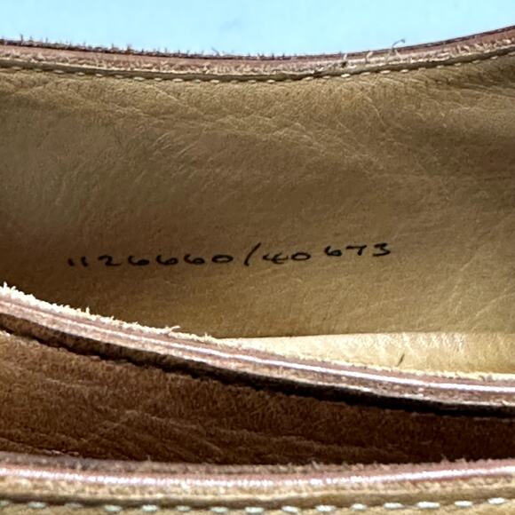 Crockett & Jones x Polo Ralph Lauren Monk Strap Brown Calf Bench England 9.5 - Picture 13 of 16